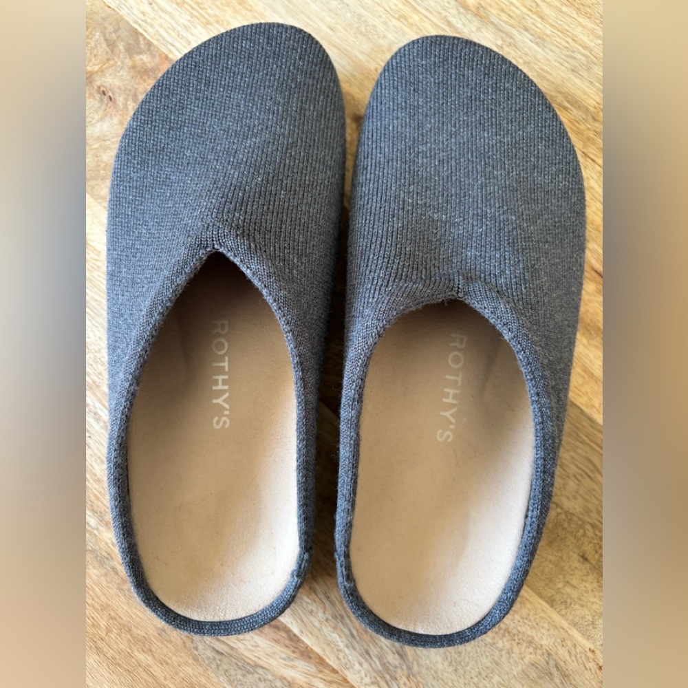 Rothy’s “The Casual Clog” in Mountain Grey